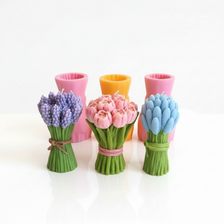 Set matrițe din silicon – 3 Buchete florale