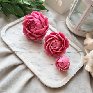 Set complet 3 Matrițe Silicon Bujori