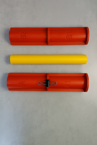 Matriță lumânare coloană clasică – model elegant de Crăciun