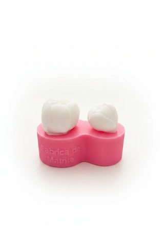 Matriță silicon Bujor – set 2 dimensiuni