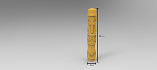 🆕 Matriță Silicon Lumânare Pascală - 28 cm H