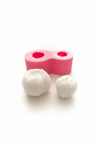 Matriță silicon Bujor – set 2 dimensiuni